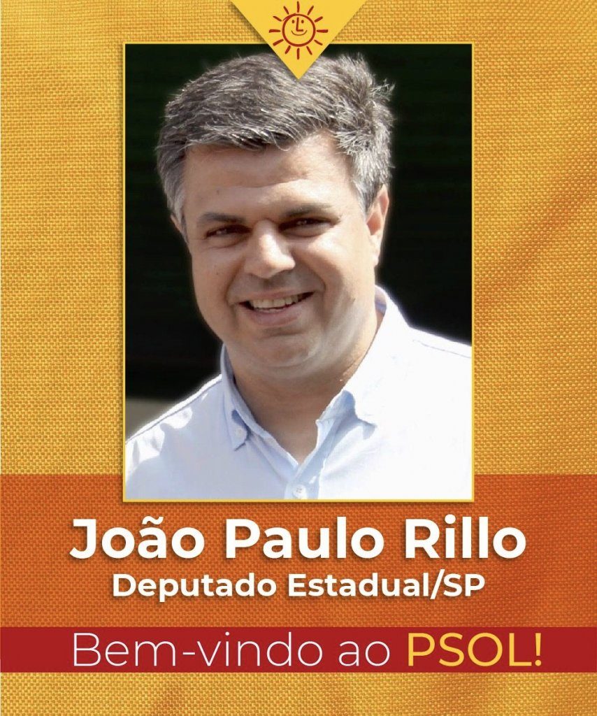 Executiva Estadual do PSOL SP aprova entrada do deputado João Paulo Rillo