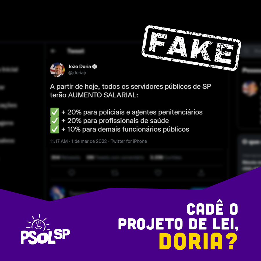 Fake News: Prefeitura não está propondo redução de salário de servidores